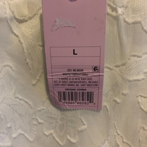 Summer Cotton Dress, Wild Fable, Size L, white and frilly - Picture 8 of 10